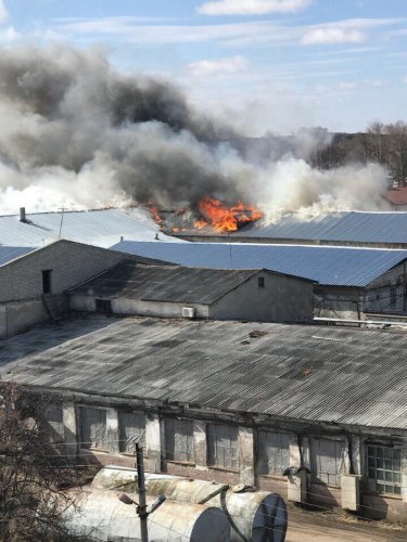 Богородск, пожар на кожевенном заводе,