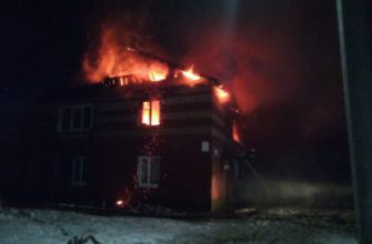 пожар в общежитии в Лыскове,