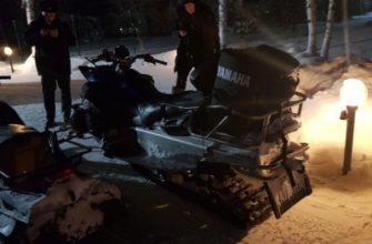 водитель снегохода сбил человека